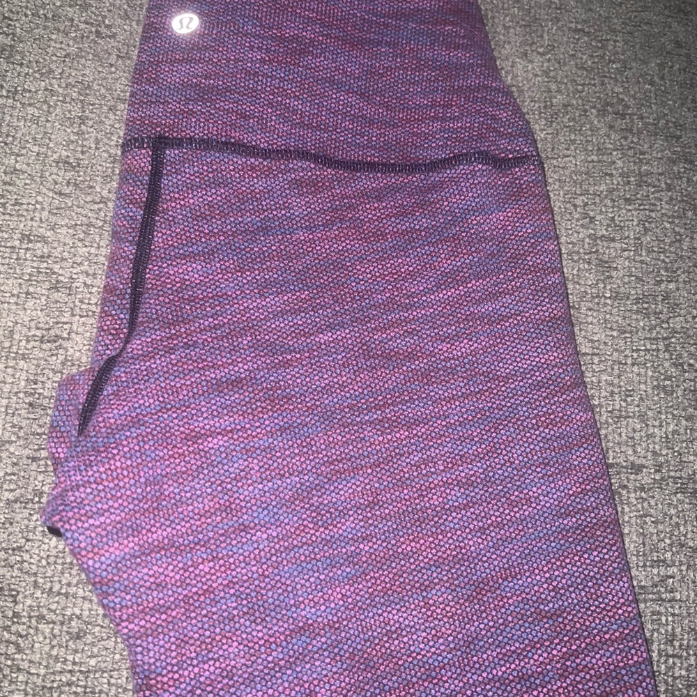 lululemon athletica capri fold over leggings